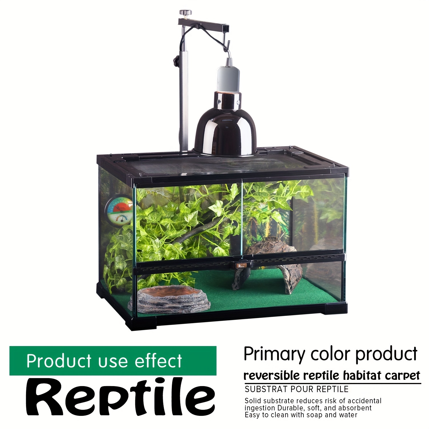Reptile Supplies, Aquarium Tweezers, Stainless Steel Straight