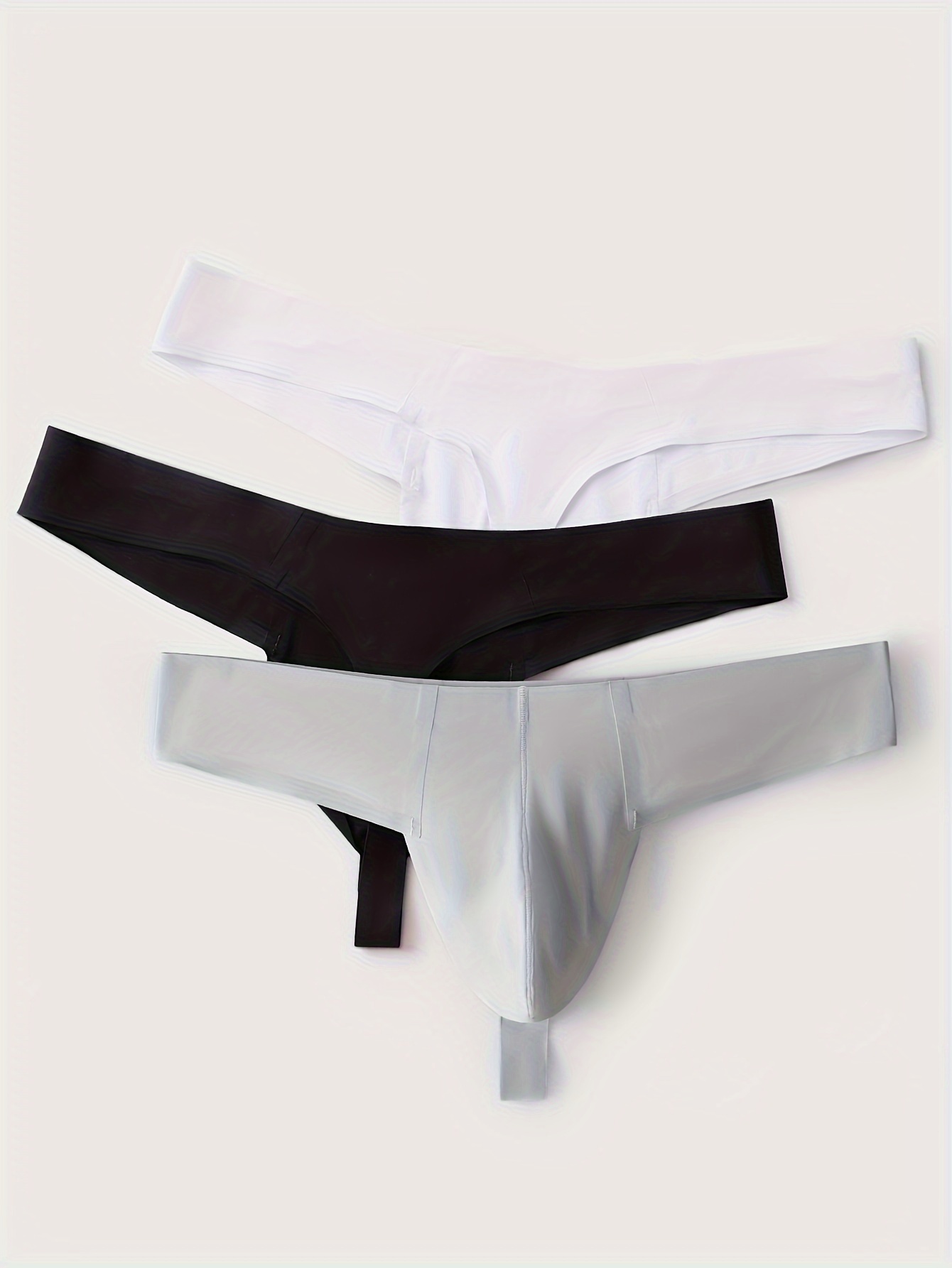 Men Pouch G-String Elephant Trunk Thongs Briefs Open Underwear Ultra-Soft  T-Back Men's Sexy Underwear, Men With JJ Sets Of Front