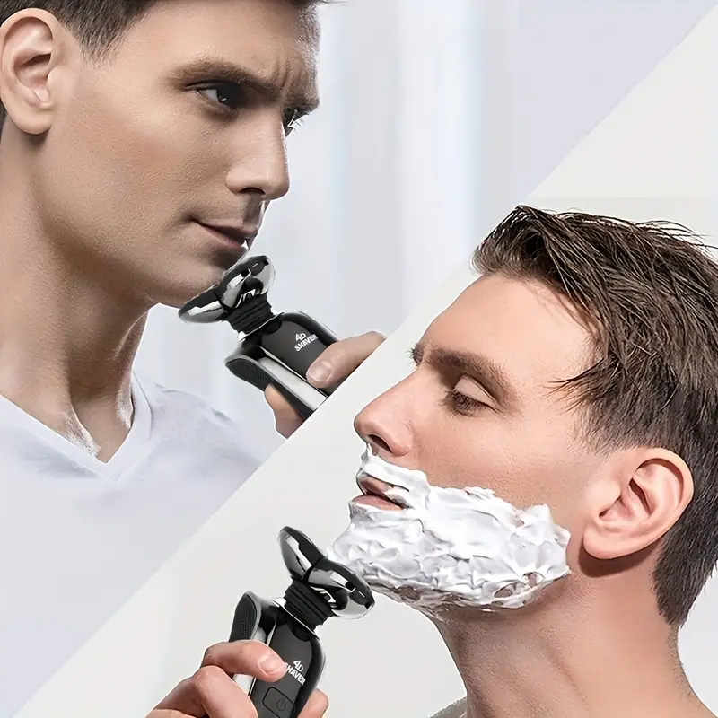 Afeitadora eléctrica recargable para hombres, maquinilla de