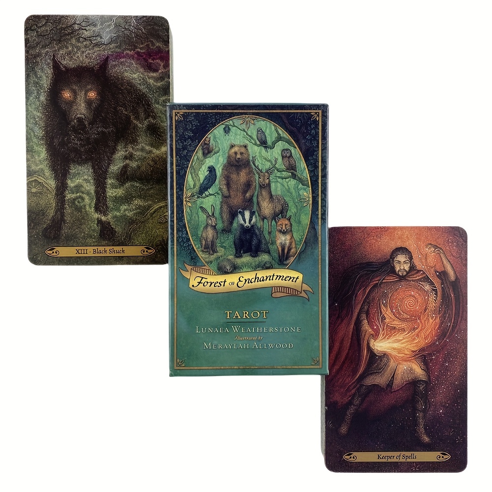 The Forest Of Enchantment Tarot Cards Deck Oracle Playing Board Game Party  English Version Fun Gift Fortune Telling Divination