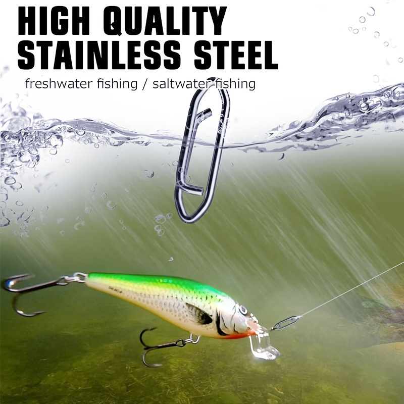 Fishing Clips Stainless Steel Clip Quick Change Fast Link - Temu