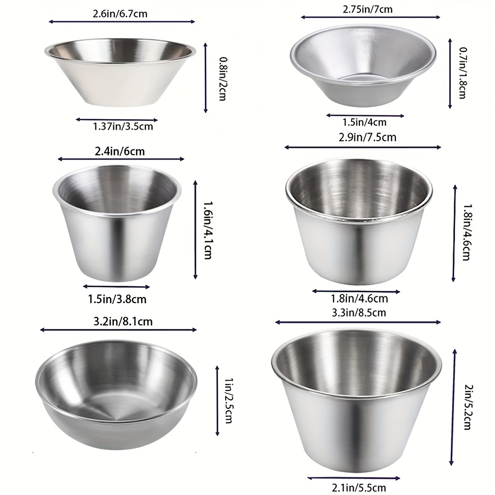 Stainless Steel Sauce Cups Square Sauce Box Sealed Dip Cups - Temu