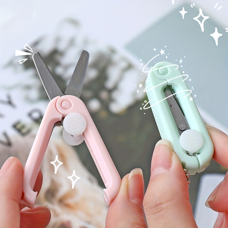 Child Safety Small Hand Scissors, Multipurpose Small White Scissors, Paper  Cutter With Protective Case, Mini Utility Scissors, DIY Use, Office Use,  Children's Manual Use, Compact Mini Portable Stainless Steel  Blades-Ergonomic Handle