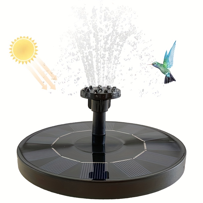 Pompe De Fontaine Solaire 1pc 5.5W Pompe À Eau Solaire - Temu Belgium