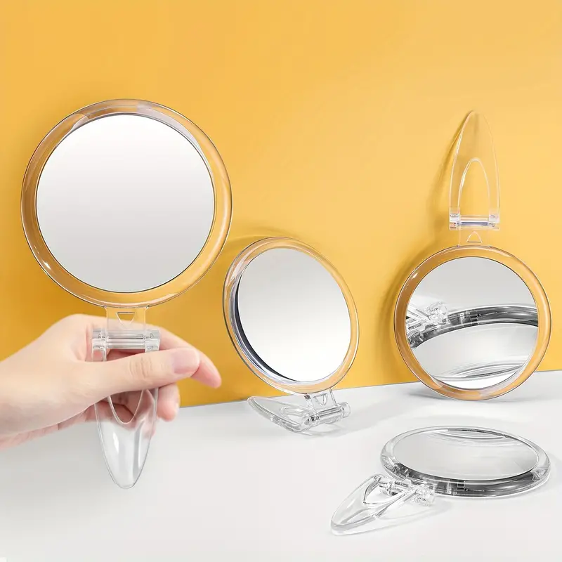 20X Specchio ingranditore, specchio a due lati, ingrandimento 20X/1X,  specchio per trucco pieghevole con supporto/portatile, utilizzato per  l'applicaz