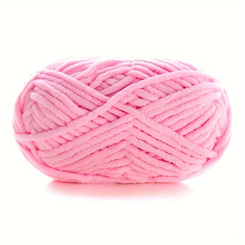 1pc 50g Hand Knit Wool Yarn Diy Iced Yarn Baby Yarn For Knitting Scarf,  Doll, Bag, Thick Line Hook Shoes