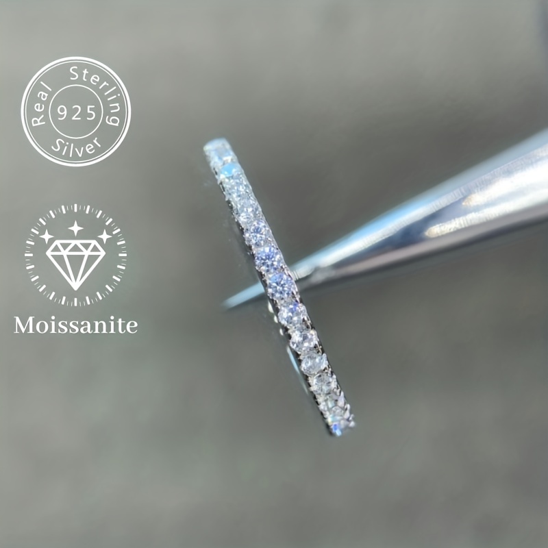 

0.19ct Boho Moissanite 925 Sterling Silver Rings For Men&women, D Color, Vvs1 Clarity