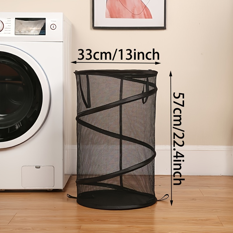 Cestas de lavandería plegables con asa, cesta de almacenamiento de ropa  sucia plegable grande para dormitorio, ropa y cesta de lavandería plegable