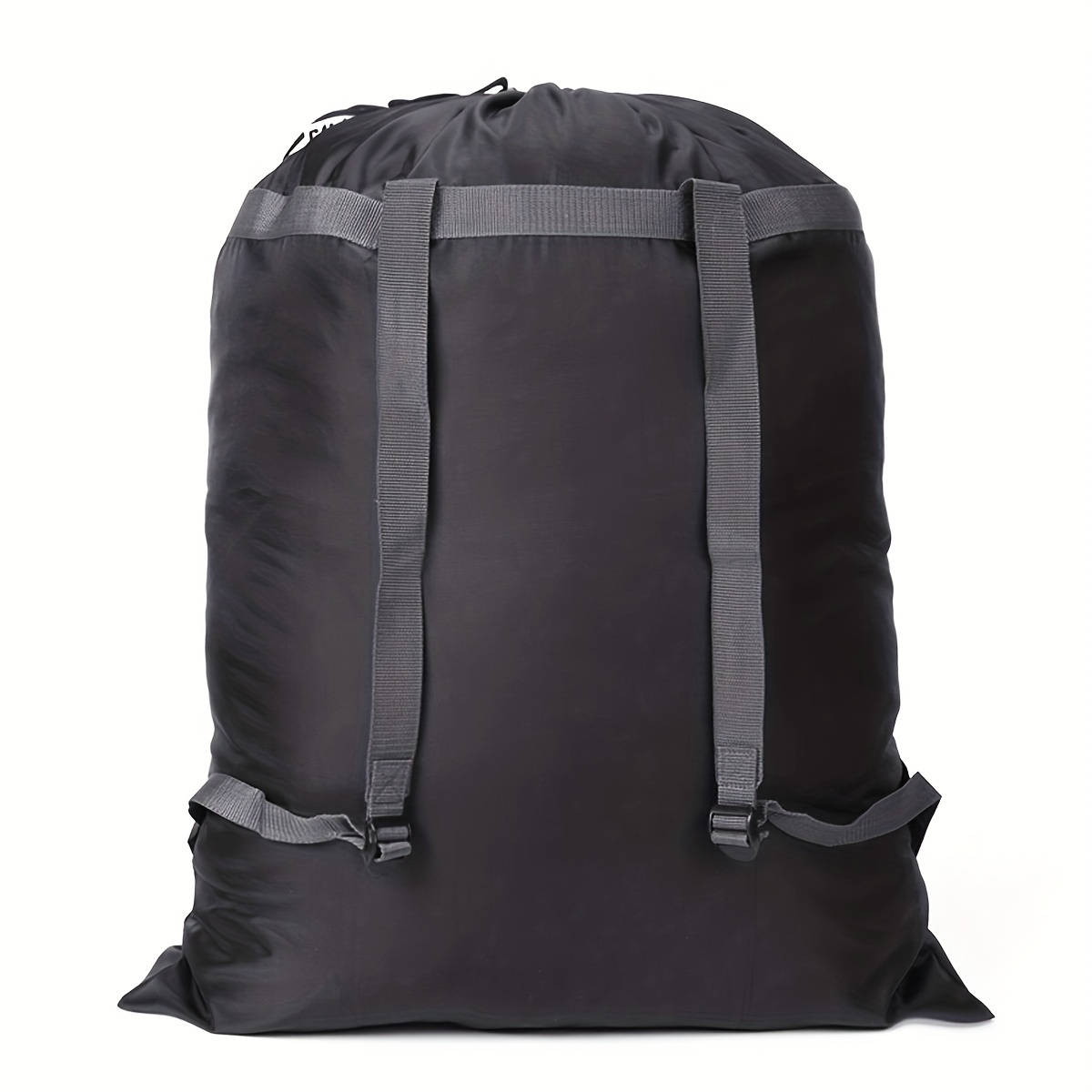 Simple Large Capacity Drawstring Backpack Laundry Bag Laundry Backpack With  Adjustable Shoulder Straps And Mesh Pocket Durable Nylon Laundry Washing  Backpack - Bags & Luggage - Temu