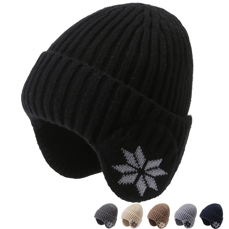 Gorro Lana Protección Oídos Hombre Gorro Grueso Terciopelo - Temu