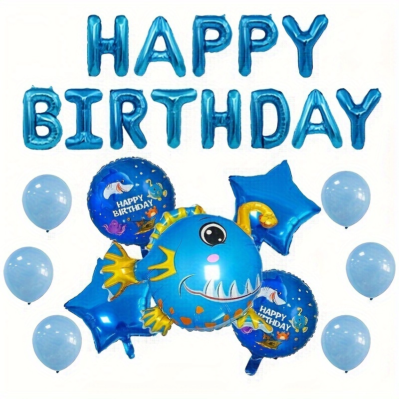 Ocean Animal Theme Birthday Party Decoration Balloons Crab - Temu