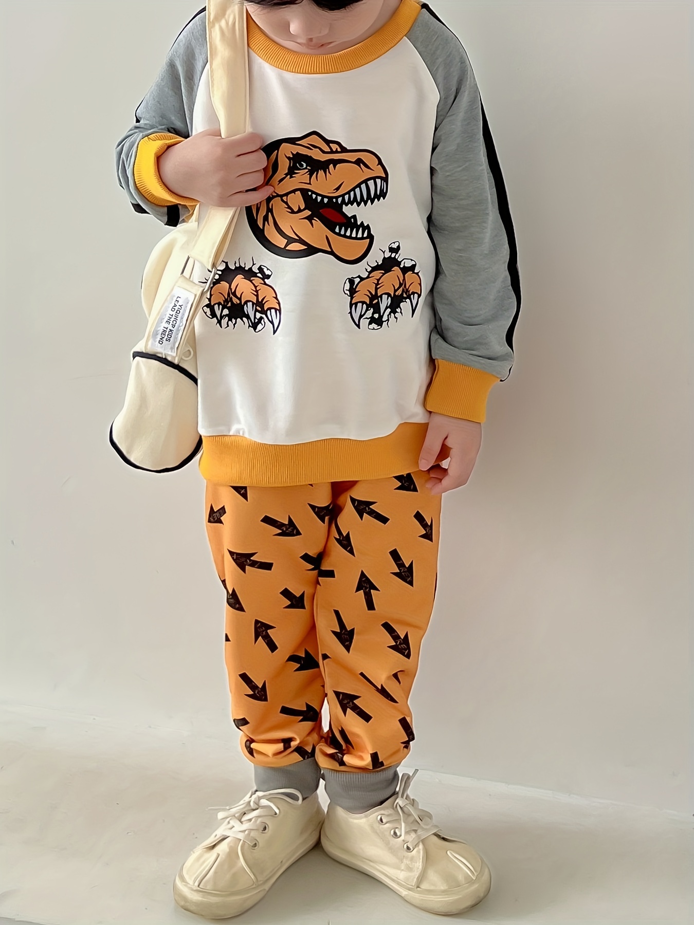 Boys Sweatpants Jogger Pants Dinosaur Design Kids Clothes - Temu