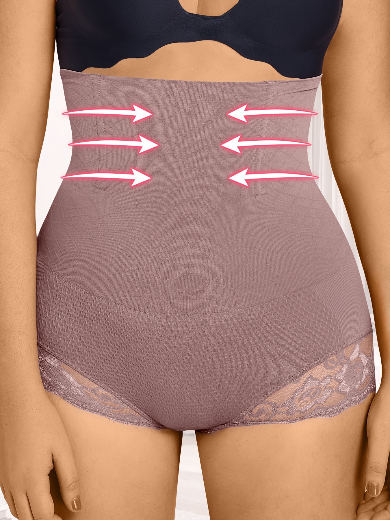 Scarboro High Waist Shaping Panties Comfy Breathable Tummy - Temu
