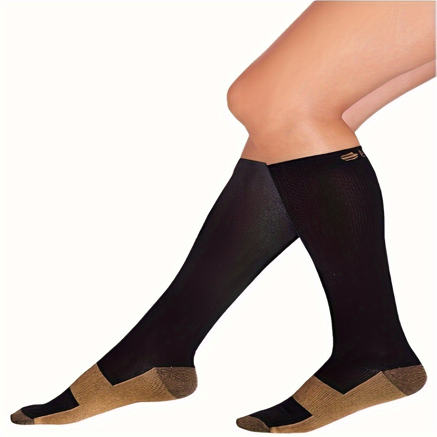 Copper Infused Anti Fatigue Knee High Stockings Sports High - Temu