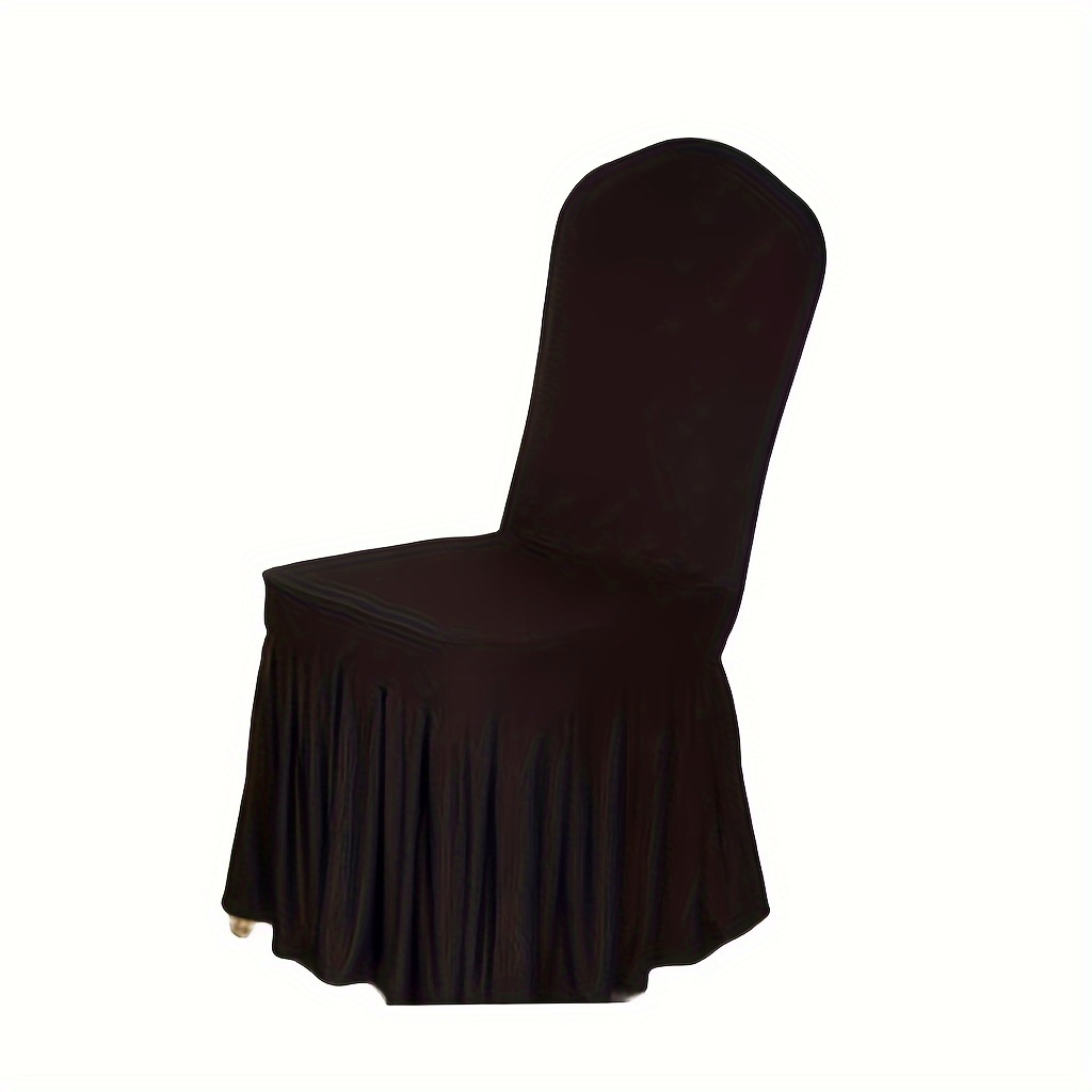 Black Spandex Banquet Chair Cover Stretch Chair Covers, Wedding