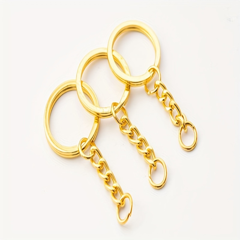 Gold Split Key Ring 