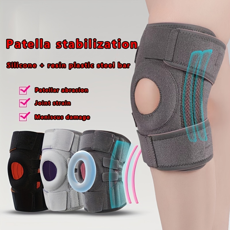 Protect Your Knees: 1pc Adjustable Knee Brace Support Sleeve - Temu