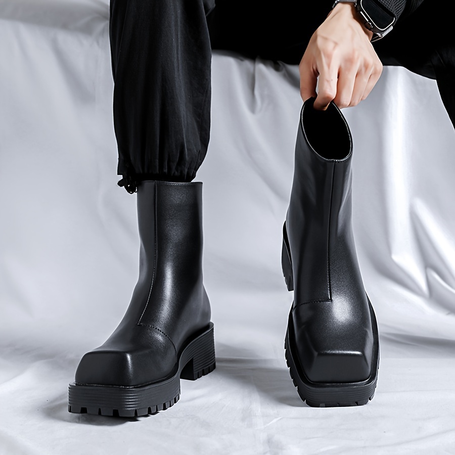 Rick owens store square toe boots