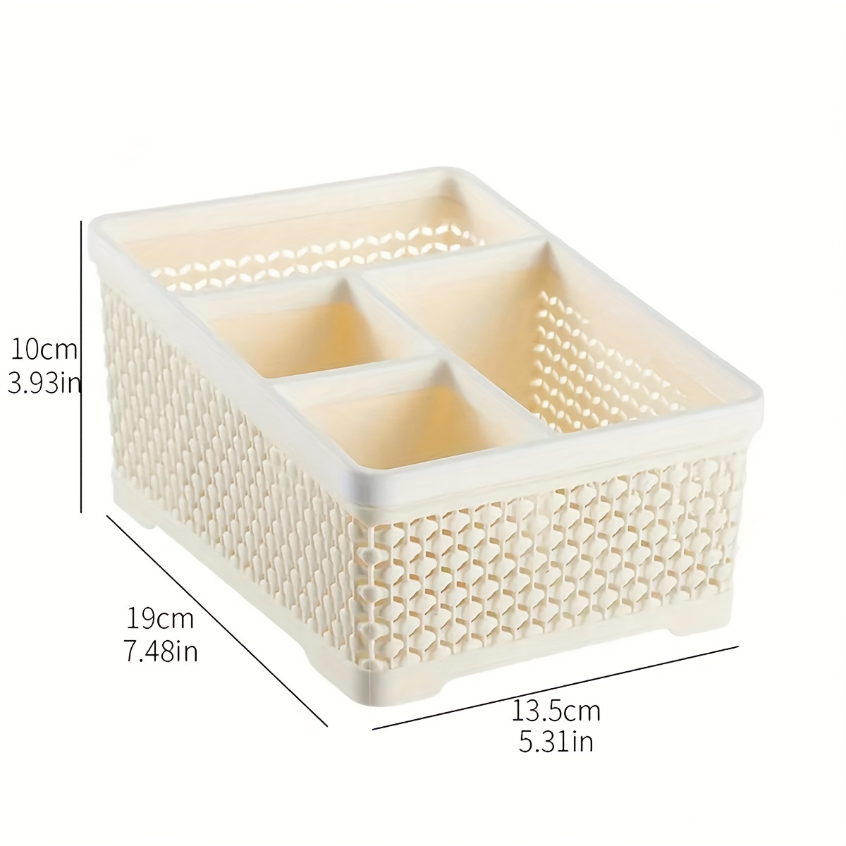 Portable Desktop Storage Box, Minimalist Storage Basket For Cosmetic,  Stationary, Toiletry, Medicine And Sundries, Household Multi-functional Storage  Organizer - Temu