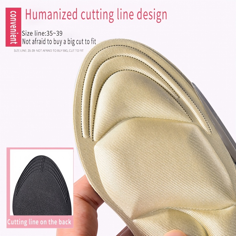 Memory Foam Insole Pad Inserts Heel Post Back Breathable - Temu