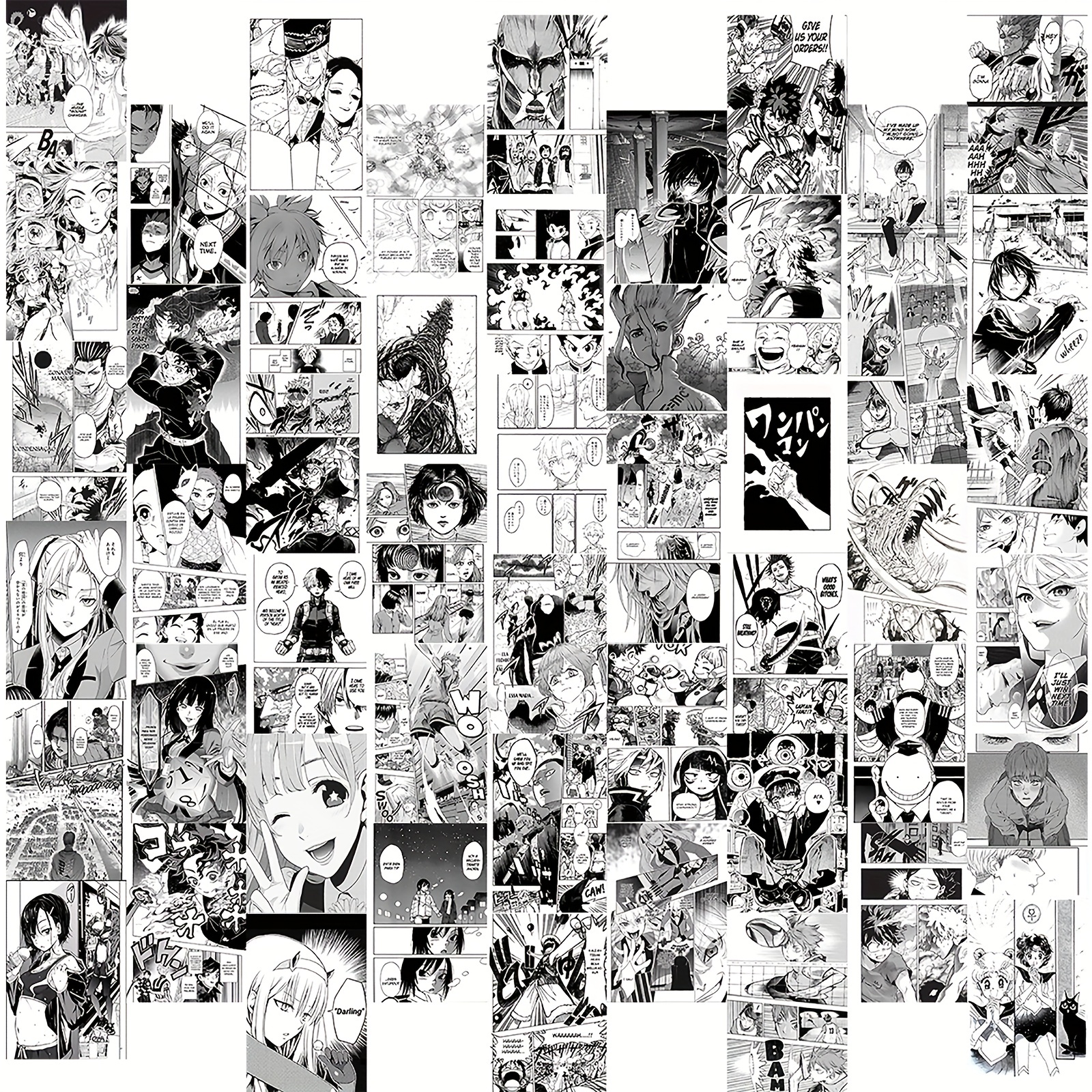 Anime Manga Panel Aesthetic For Wall Collage Kit Chic Print - Temu