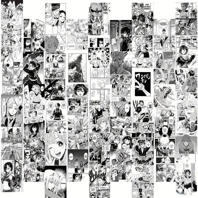50 Pz Anime Manga Pannello Estetico Parete Collage Kit Chic - Temu Italy