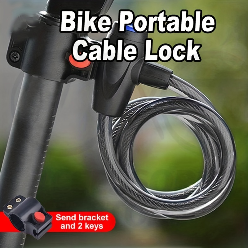 Candado antirrobo útil para bicicleta, candado de cadena de alta
