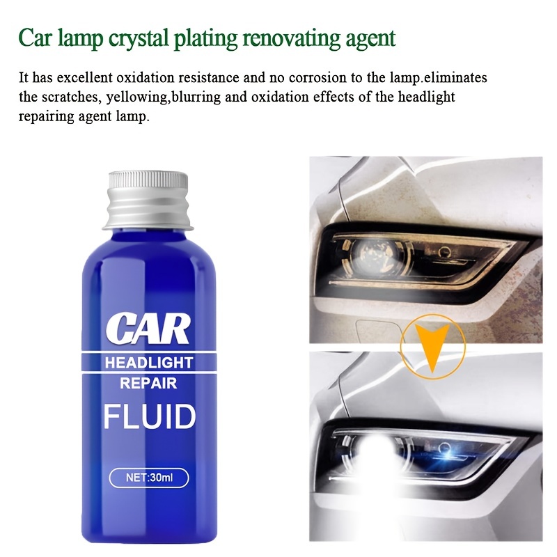 Car Headlight Polishing Agent Scratch Remover Repair Fluid - Temu