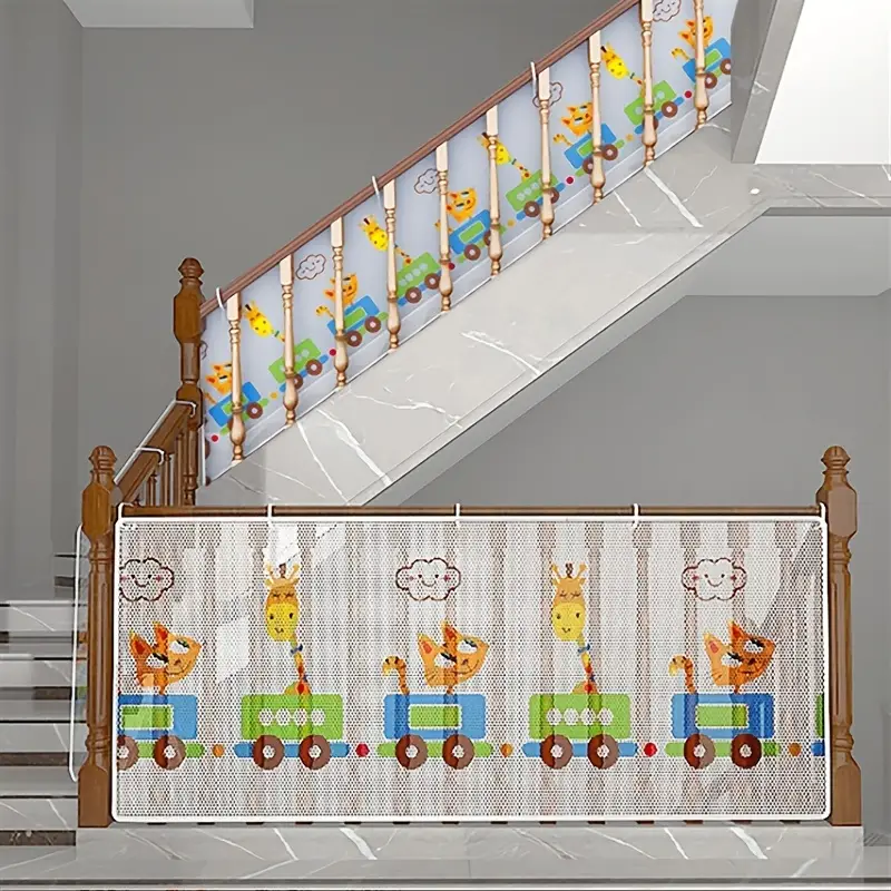 Filet de sécurité pour escalier pour garde-corps pour bébé, filet de balcon  à l'épreuve des enfants