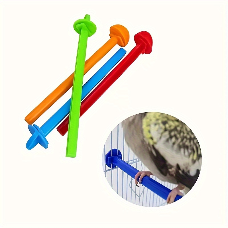 

5pcs Bird Stand Poles, Grinding Claw Stick, Bird Cage Accessories, Bird Standing Perch
