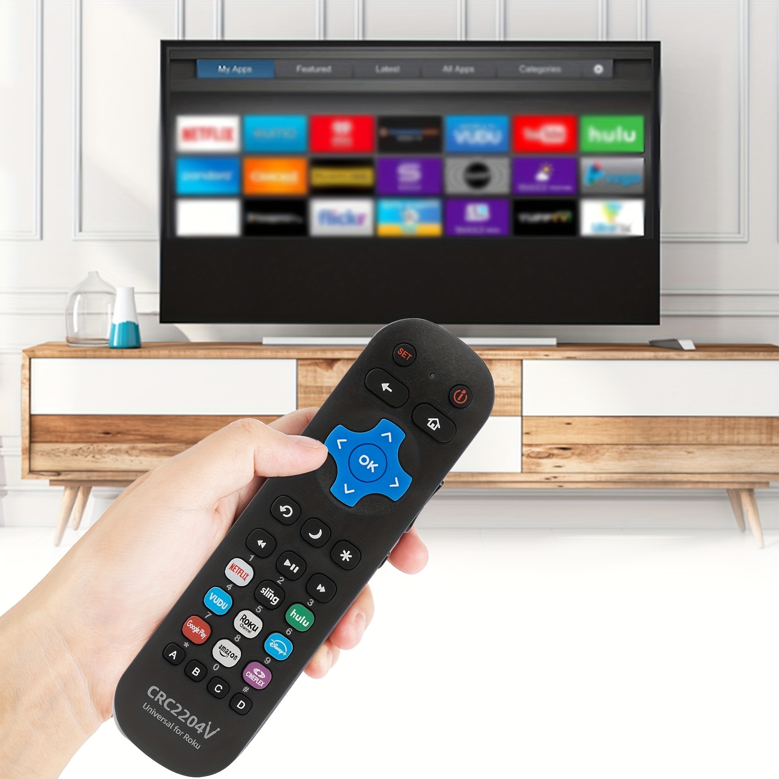 MYHGRC Mando a Distancia Universal TV Apto para  Samsung/Sony/TCL/Hisense/LG/Sharp/Sanyo/Toshiba/Hitachi/Philips/Panasonic/Oki  Smart TV- No Requiere configuración : : Electrónica