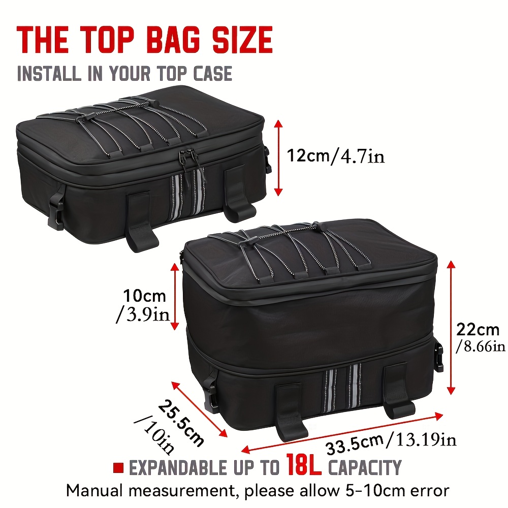 New Motorcycle Luggage Top Bags R1250gs R1200gs Lc R 1200gs - Temu
