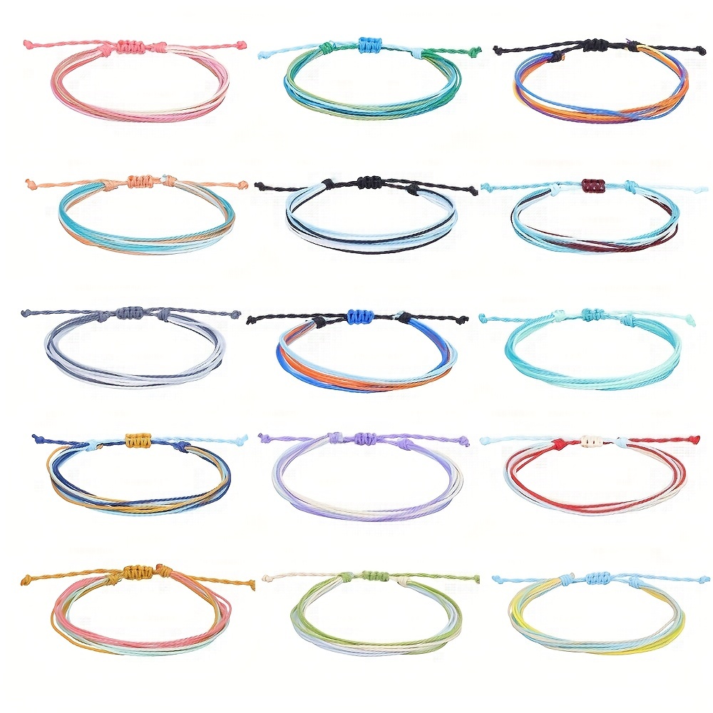 Wave Friendship Bracelets, Ocean Lover, Summer Surfer String