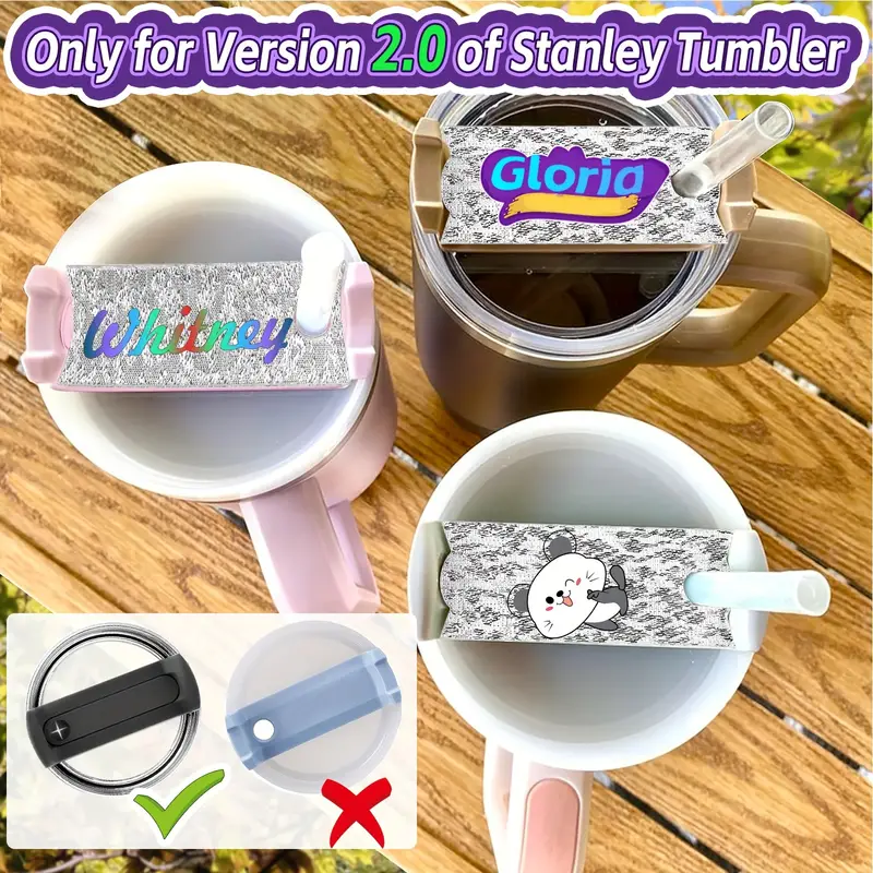 Customizable Name Plates For Stanley Tumbler H2.0, Diy Cup