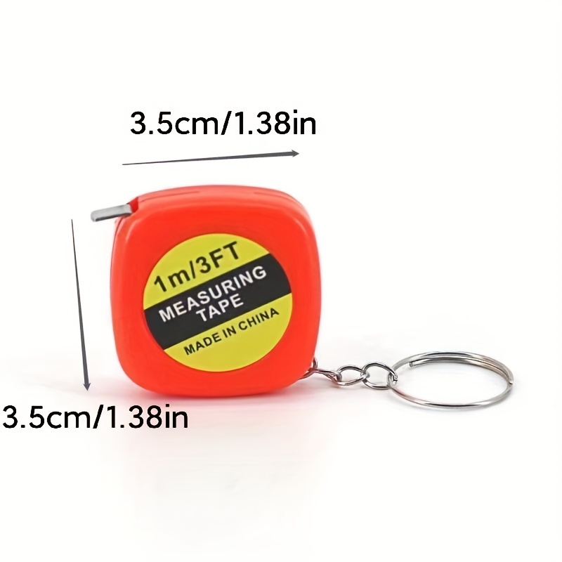 Portable Retractable Retro Pu Leather Mini Tape Measure - Temu