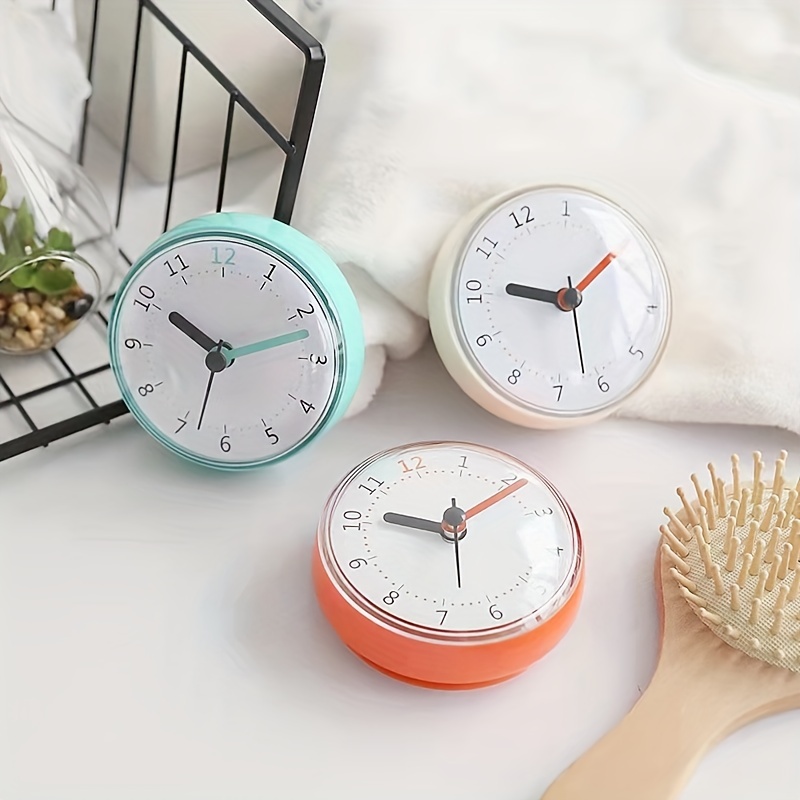 Relojes De Pared Baño Ventosa Reloj Ducha Impermeable Colgante Agujero  Operado Silencioso Digital De 13,11 €
