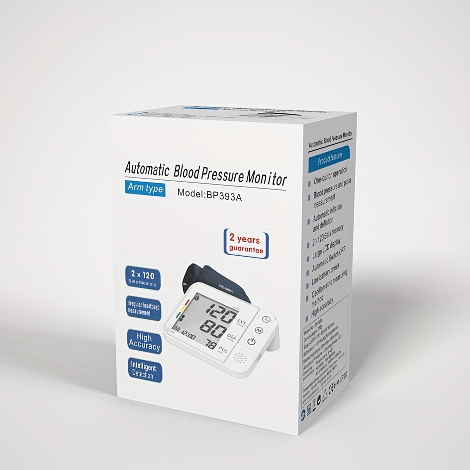 FDA Approved Upper Arm Blood Pressure Monitor - Reliable Accurate