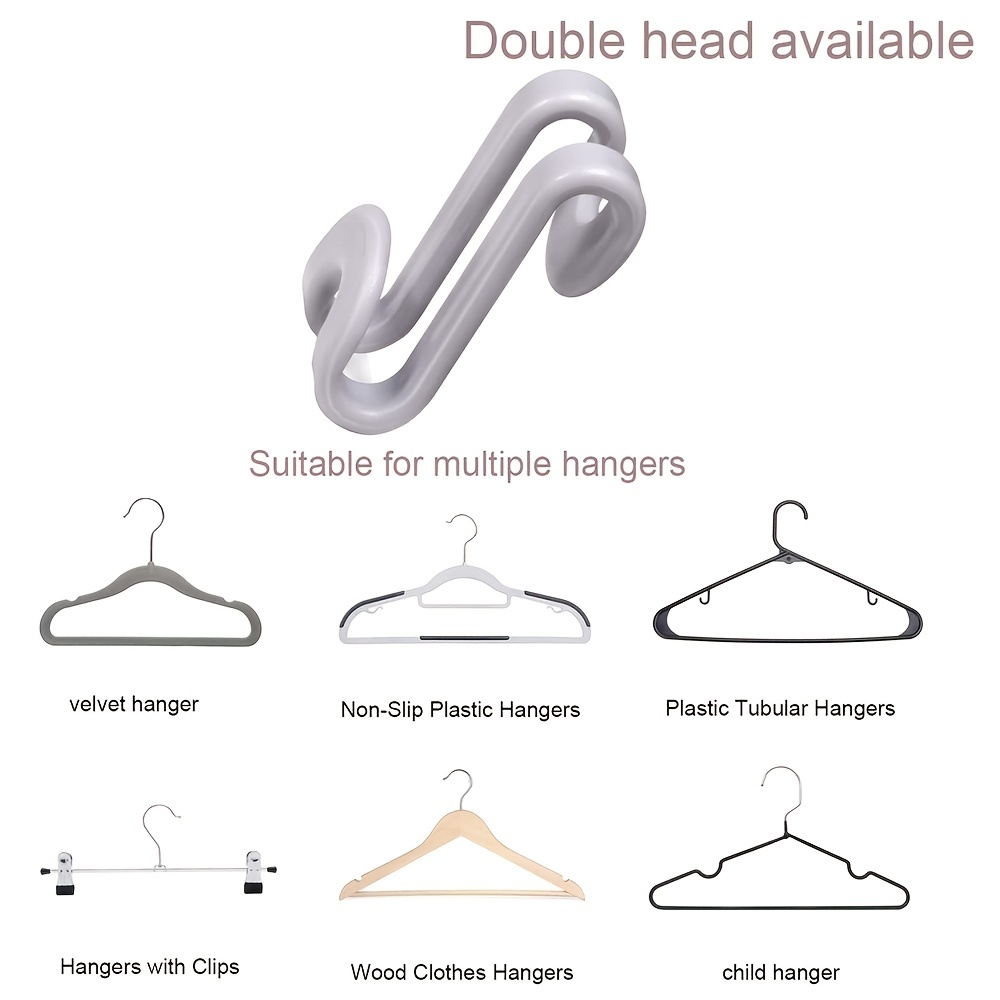 Multi level Cascading Hanger Hooks clothes Hanger Connector - Temu