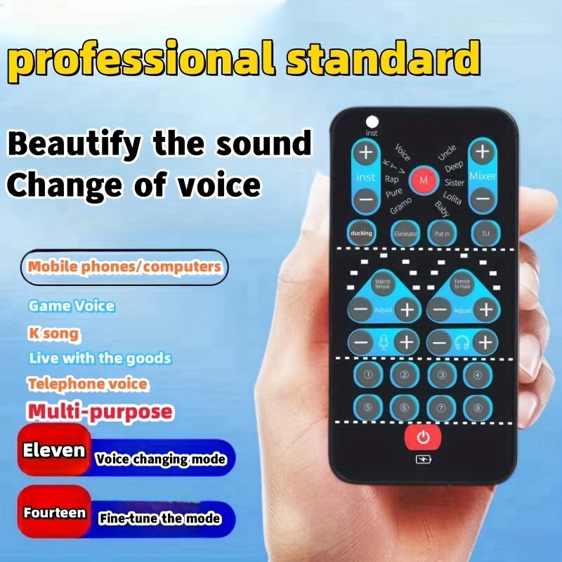 Mini Modificateur De Voix Universel Pour Mobiles Et Ordinateurs