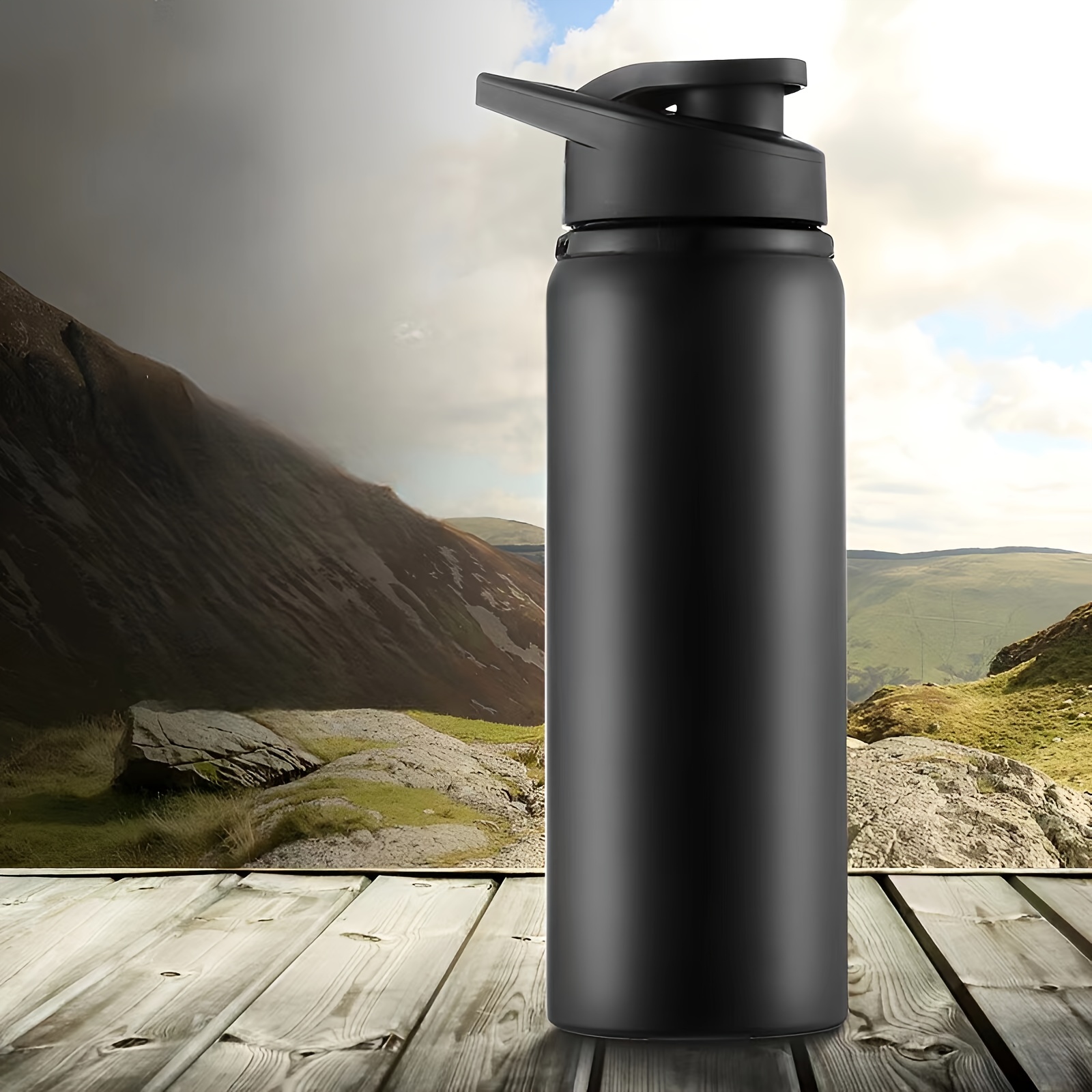 304 Stainless Steel Water Cup, Portable Outdoor Sports Water Bottle - Temu