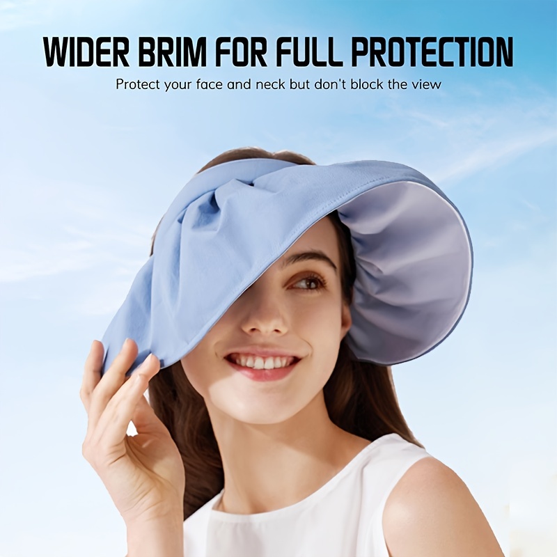 Sunshade Large Brim Sun Hat Women Embossed Fashion Beach Hat