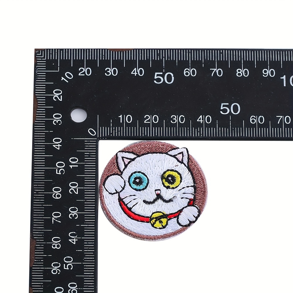 Cute Cartoon Cat Embroidered Patches Clothes Decoration Iron - Temu