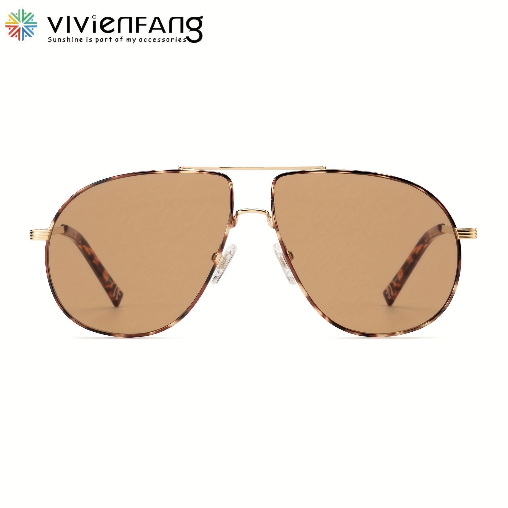 Vivienfang Round Polarized Sunglasses For Men Uv Protection Decorative  Accessories With Glasses Bag - Jewelry & Accessories - Temu