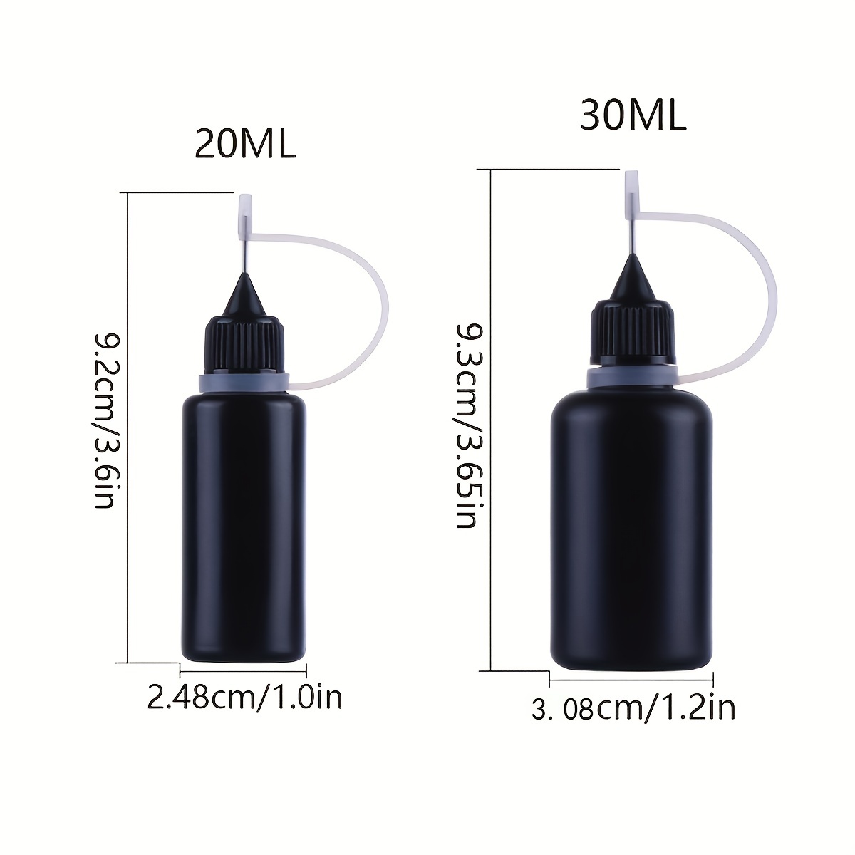 Precision Needle Tip Glue Bottle Empty Dropper Bottles - Temu