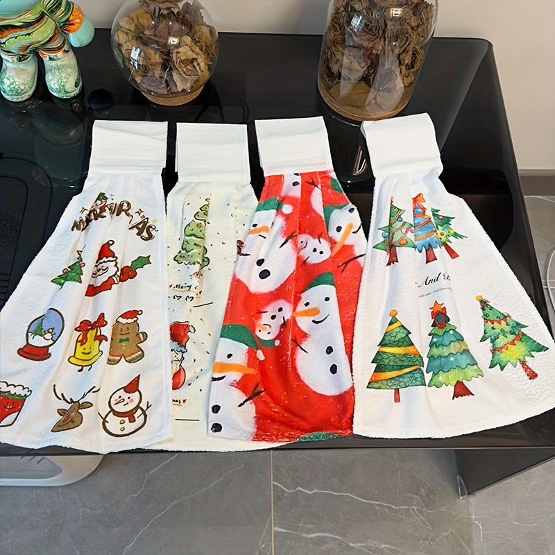 2 toallas con diseño de cuadros navideños toalla colgante - Temu Mexico