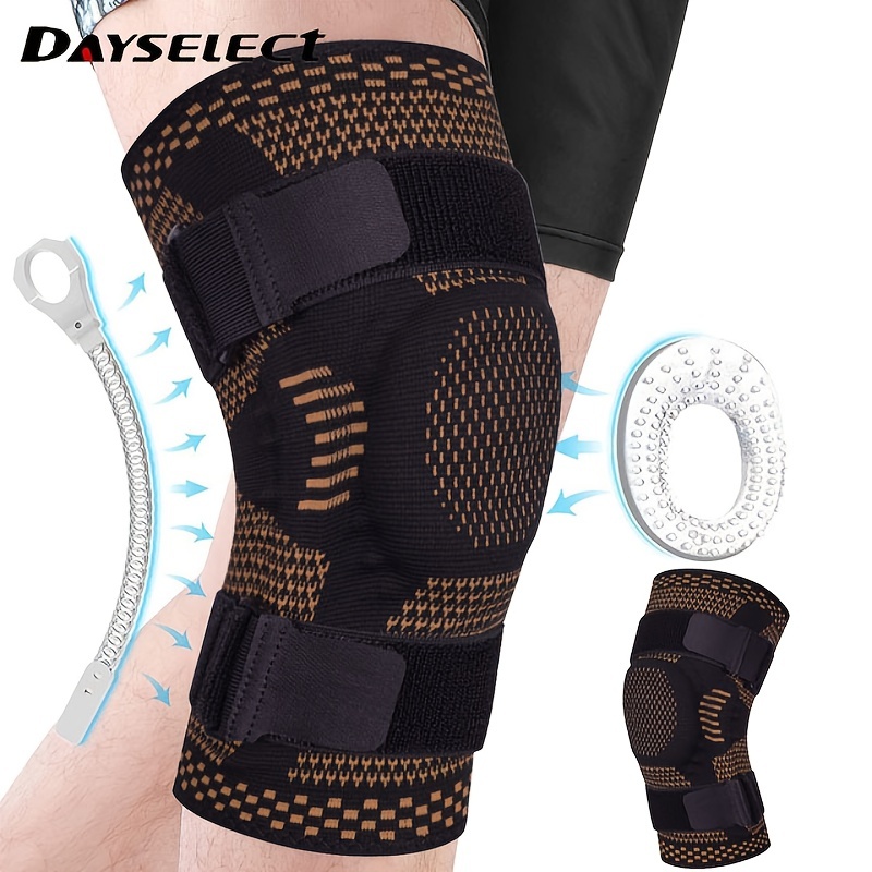 Sports Knee Pad Men's Knee Silicone Protective Running - Temu