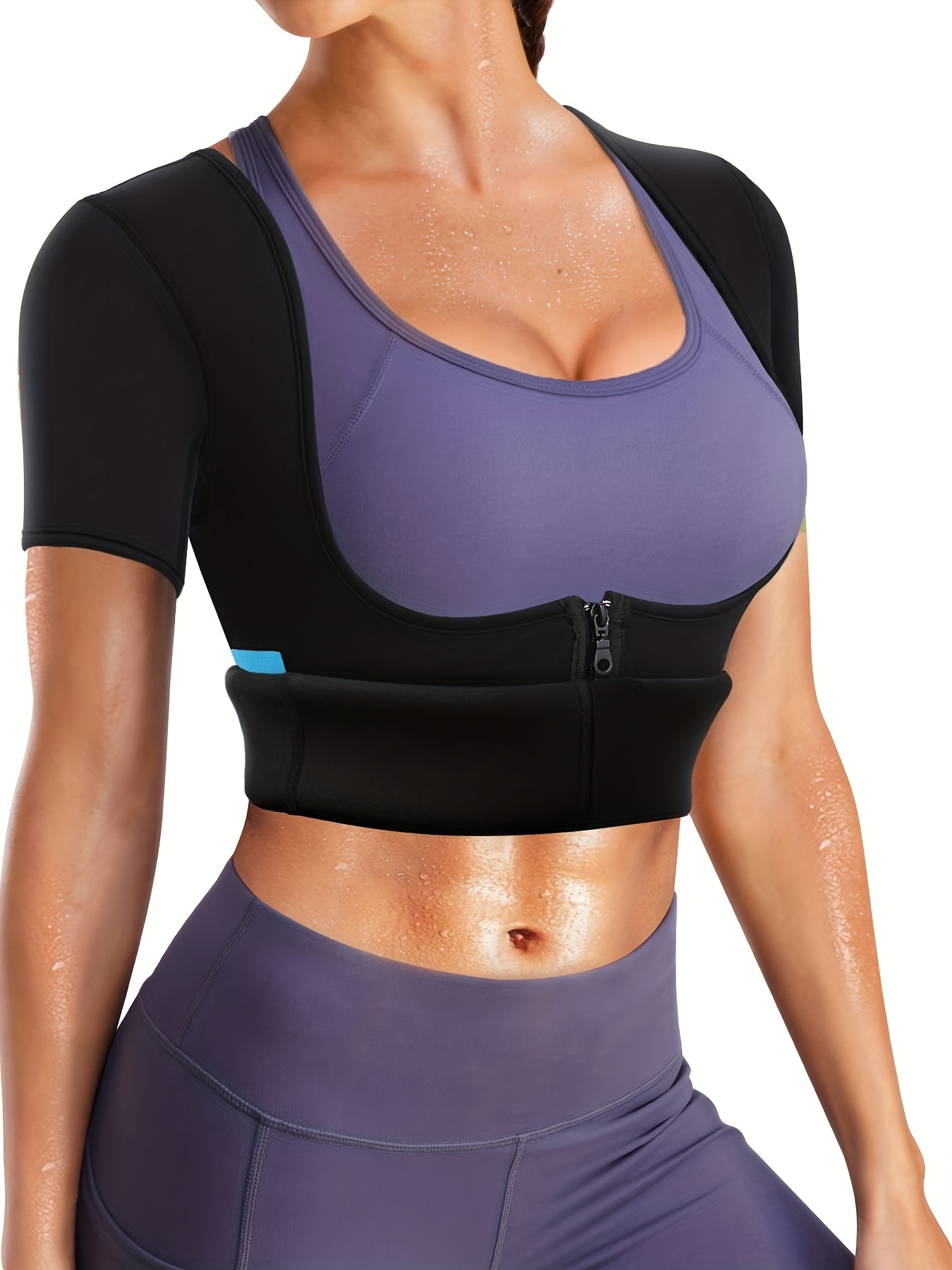 Sweat Shaper Waist Trainer Tank Top Women Sauna Belt Waist - Temu