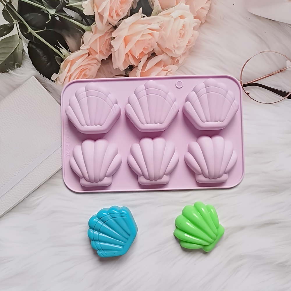 10pcs Wax Melt Mold Wax Melt Clam Shell Mold Square 6-cavity Transparent  Plastic Cube Tray, For Candle Making And Soap