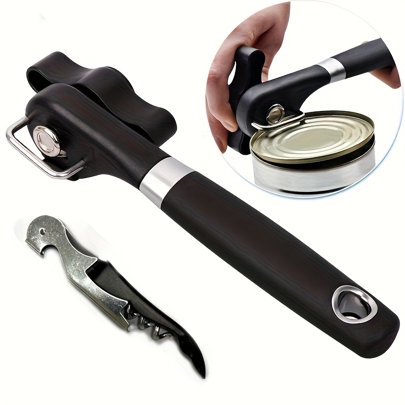 Stainless Steel Military Style Can Openers, Can Opener Keychain, Military Style Can Openers Portable Can Opener for Kitchen Travel Camping Survival