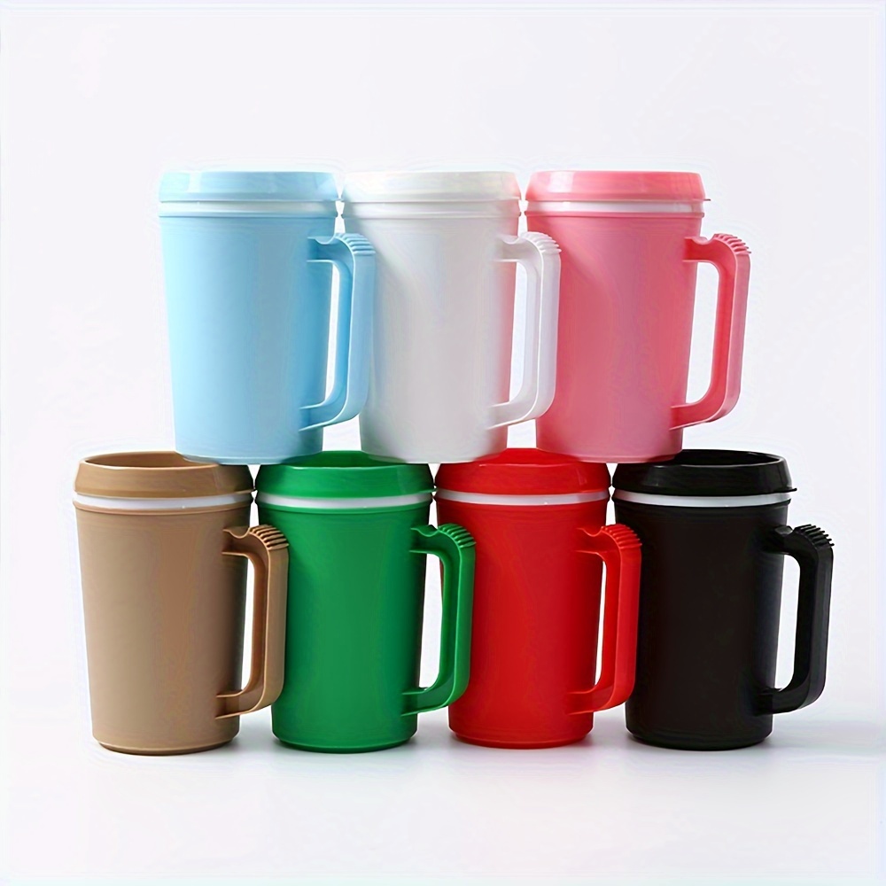 Spill Proof Cups For Adults Sippy Cups For Elderly Cup With Handle And Straw